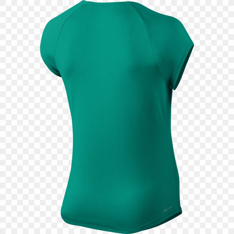 T-shirt Sleeve Shoulder Real Tennis Nike, PNG, 1000x1000px, Tshirt, Active Shirt, Aqua, Electric Blue, Joint Download Free