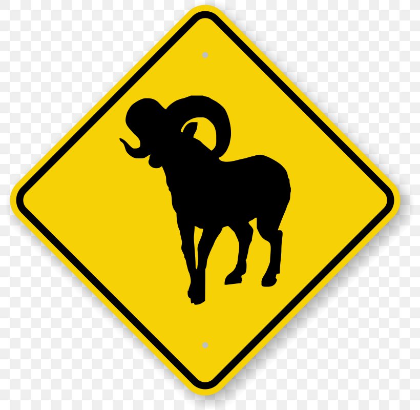 Traffic Sign Warning Sign Road Clip Art, PNG, 800x800px, Traffic Sign, Area, Dog Like Mammal, Driving, Highway Download Free