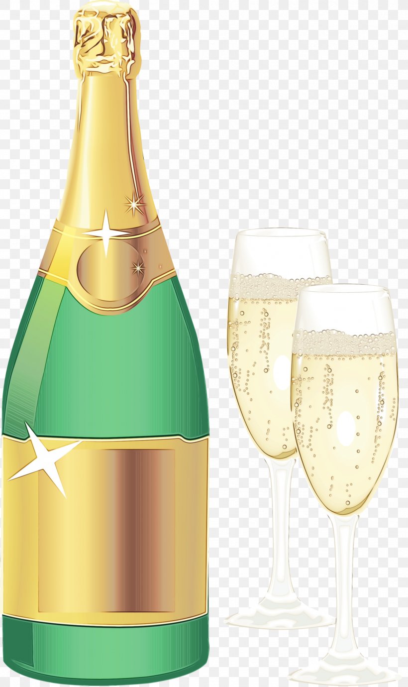 Champagne, PNG, 1782x2999px, Watercolor, Alcohol, Alcoholic Beverage, Bottle, Champagne Download Free