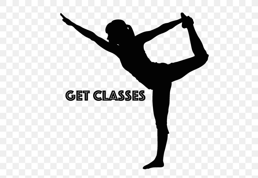 Silhouette Physical Fitness Black White, PNG, 568x568px, Silhouette, Arm, Balance, Ballet Dancer, Black Download Free