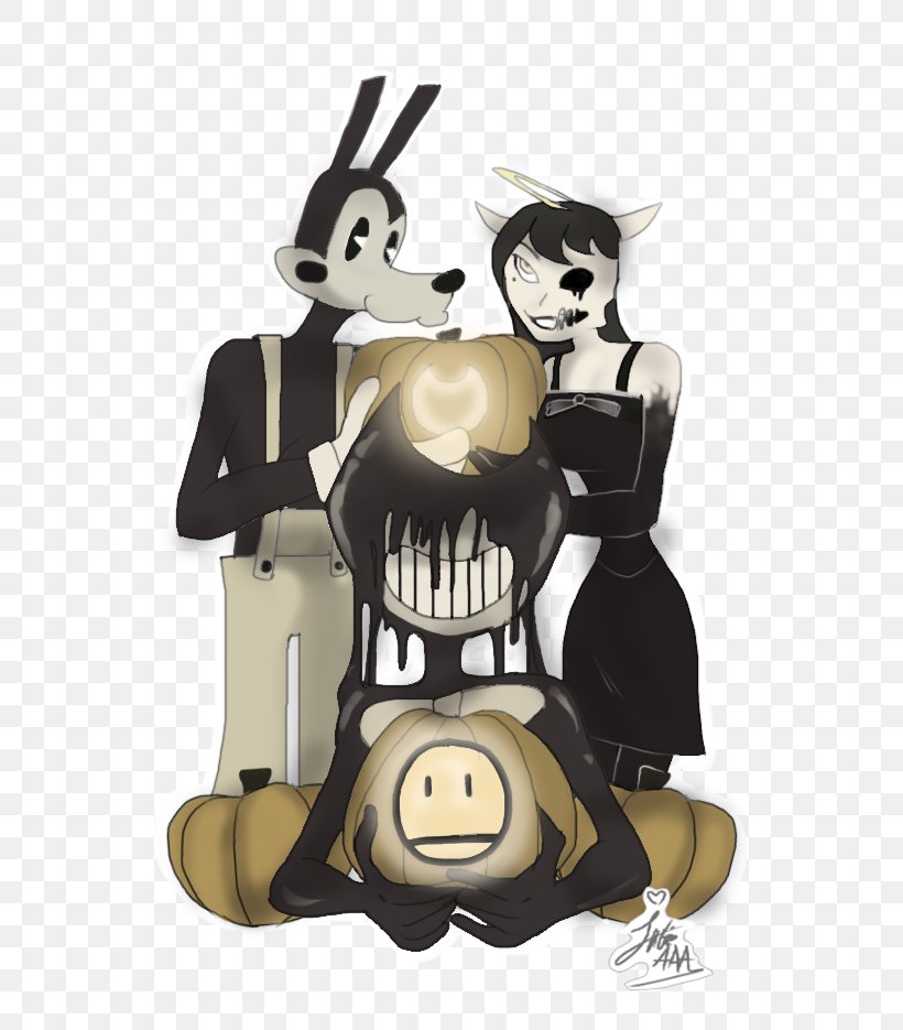 Bendy And The Ink Machine YouTube TheMeatly Games, Ltd. Video Game, PNG, 581x935px, Bendy And The Ink Machine, Art, Cartoon, Drawing, Fan Art Download Free