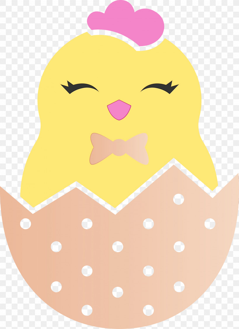 Polka Dot, PNG, 2181x3000px, Chick In Eggshell, Adorable Chick, Cartoon, Easter Day, Paint Download Free