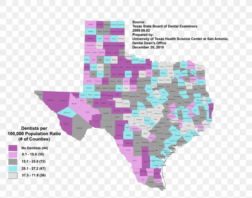 San Antonio Map Population South Texas Healthcare Shortage Area, PNG