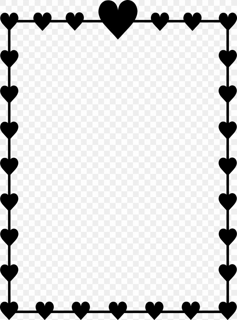 Valentine's Day Party Games & Puzzles Clip Art, PNG, 5654x7613px, Party Game, Area, Black, Black And White, Border Download Free