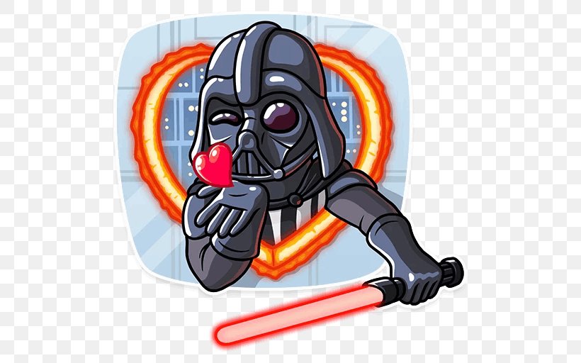 Anakin Skywalker Telegram Sticker Darth Star Wars, PNG, 512x512px, Anakin Skywalker, Automotive Design, Cartoon, Character, Darth Download Free