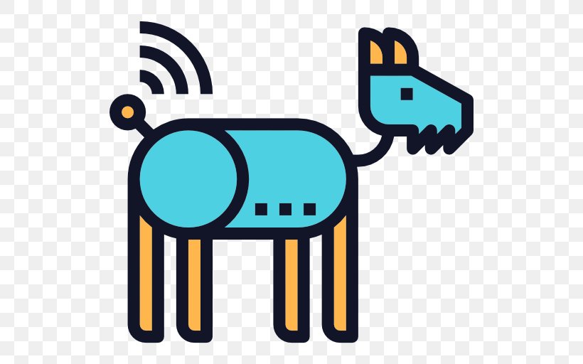 Dog Robotic Pet, PNG, 512x512px, Dog, Animal, Area, Artwork, Logo Download Free