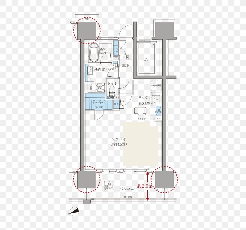 House Plan Floor Plan プライムパークス品川シーサイド ザ・レジデンス 