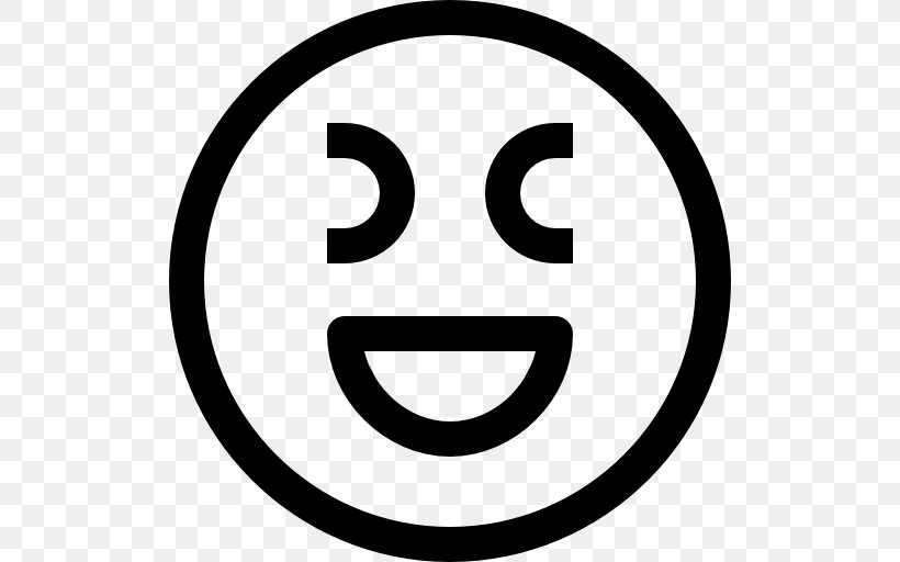 Smiley Emoticon, PNG, 512x512px, Smiley, Area, Black And White, Emoticon, Face Download Free