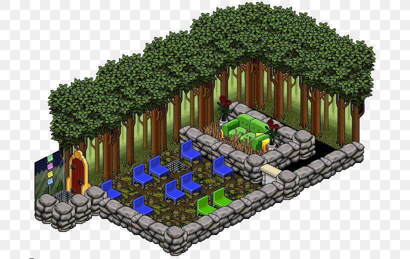 Habbo Tree Biome, PNG, 701x518px, Habbo, Biome, Grass, Plant, Tree Download Free