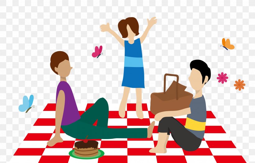 Picnic Image Vector Graphics Illustration, PNG, 2500x1601px, Picnic, Area, Cartoon, Child, Collaboration Download Free