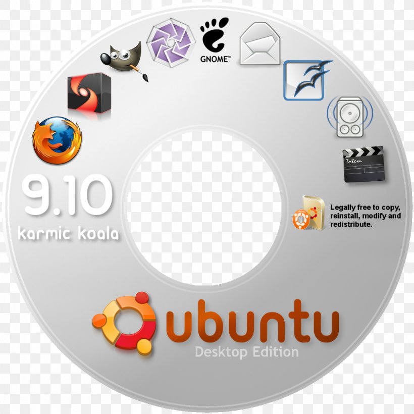 Ubuntu Compact Disc Xfce Linux Computer Software, PNG, 1024x1024px, Ubuntu, Brand, Compact Disc, Computer Network, Computer Servers Download Free