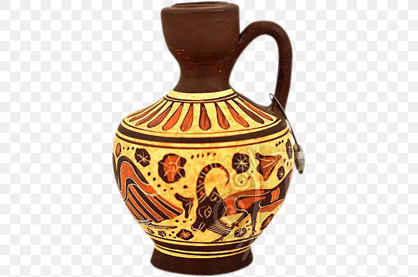Vase Jug Pottery Of Ancient Greece Oenochoe, PNG, 543x543px, Vase, Amphora, Ancient Greece, Artifact, Blackfigure Pottery Download Free