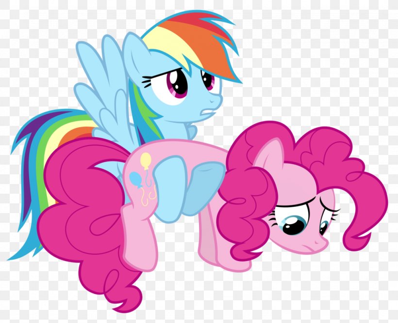 Pinkie Pie Rainbow Dash Rarity My Little Pony DeviantArt, PNG, 1024x834px, Watercolor, Cartoon, Flower, Frame, Heart Download Free