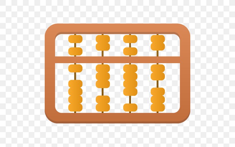 Abacus Area Yellow Orange, PNG, 512x512px, Icon Design, Abacus, Account, Accounts Receivable, Area Download Free