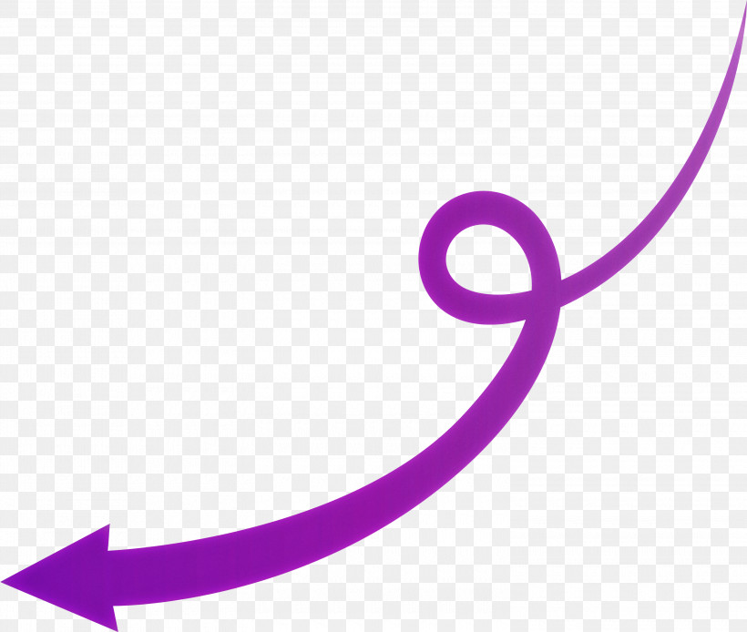 Curved Arrow, PNG, 3000x2542px, Curved Arrow, Line, Magenta, Pink, Purple Download Free