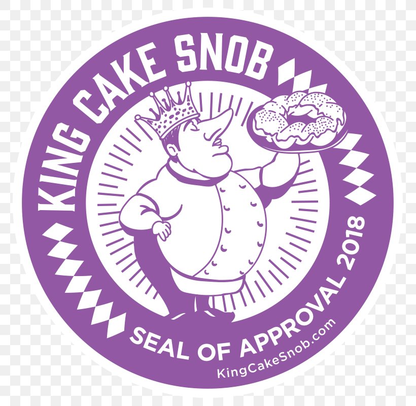 King Cake Bakery Praline Bread Pudding, PNG, 800x800px, King Cake, Badge, Bakery, Batter, Brand Download Free