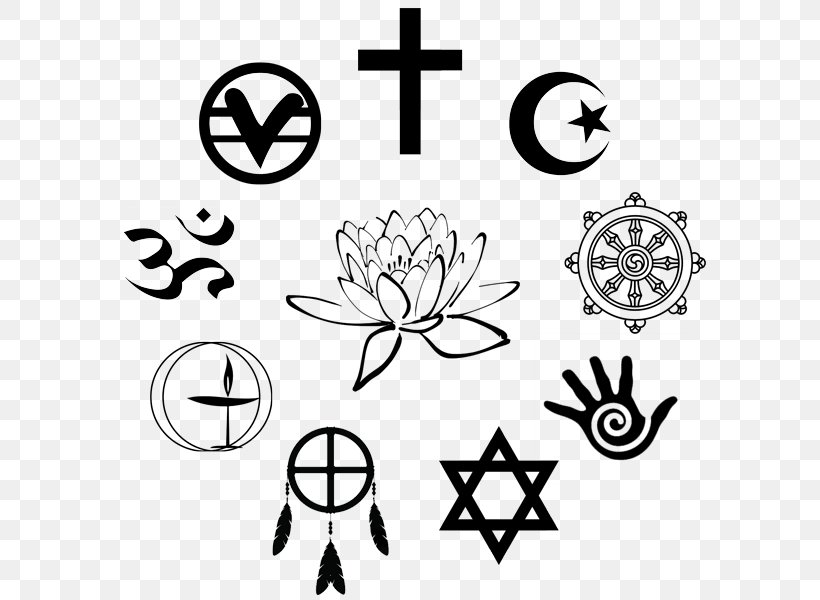 World Religions Religious Symbol Religious Denomination, PNG, 600x600px, Religion, Adherentscom, Area, Black And White, Buddhism Download Free