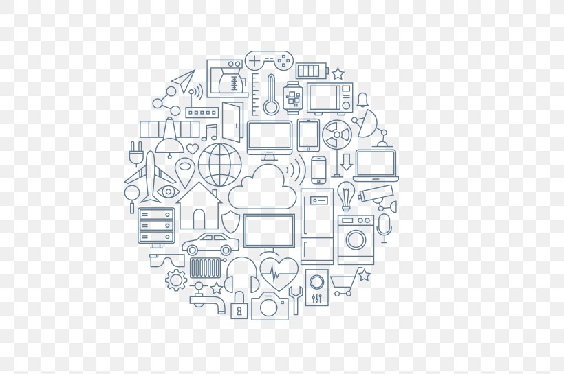 Internet Of Things Handheld Devices Circle, PNG, 470x545px, Internet Of Things, Area, Black And White, Business, Diagram Download Free