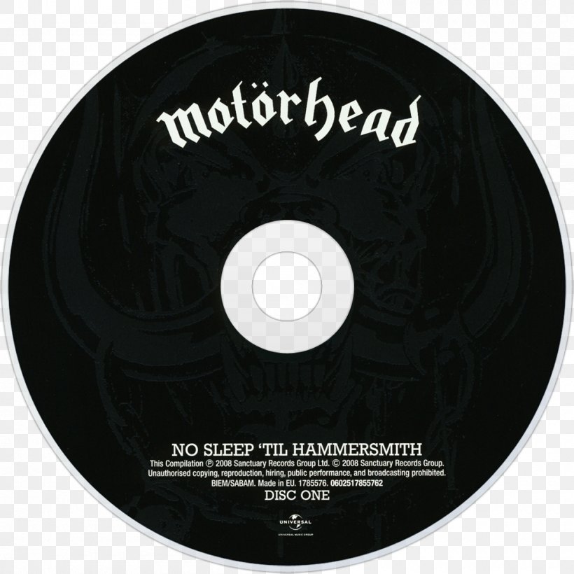 Samsung Gear S3 Motörhead No Sleep 'til Hammersmith Compact Disc Samsung Galaxy Gear, PNG, 1000x1000px, Samsung Gear S3, Ace Of Spades, Album, Brand, Compact Disc Download Free