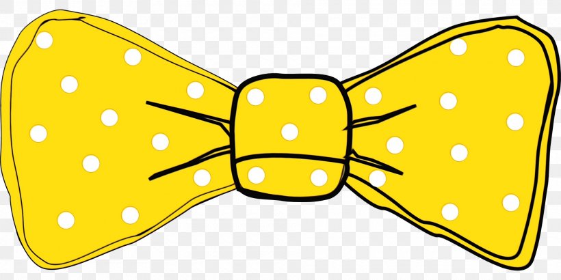 Bow Tie, PNG, 1920x960px, Watercolor, Bow Tie, Paint, Wet Ink, Yellow Download Free