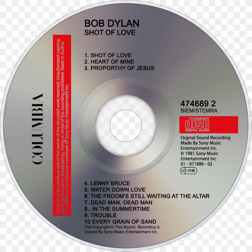 Compact Disc Bob Dylan's Greatest Hits Volume 3 Knocked Out Loaded World Gone Wrong, PNG, 1000x1000px, Watercolor, Cartoon, Flower, Frame, Heart Download Free