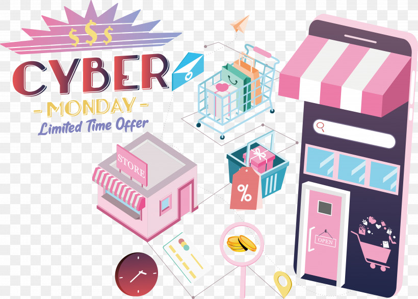 Cyber Monday, PNG, 5092x3645px, Cyber Monday, Discount, Limited Time Offer, Special Offer Download Free
