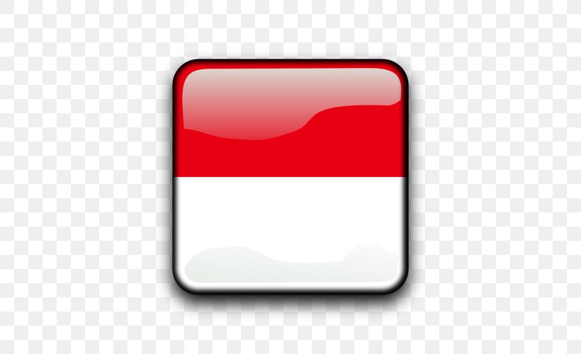 Flag Of Indonesia Clip Art, PNG, 500x500px, Indonesia, Flag, Flag Of Indonesia, Flag Of Monaco, Flag Of Papua New Guinea Download Free