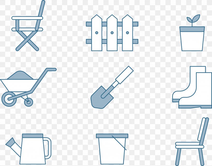 Garden Tool Icon, PNG, 4773x3737px, Tool, Area, Blue, Diagram, Furniture Download Free