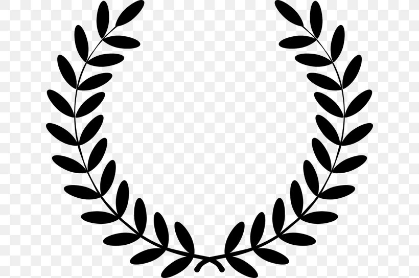 Laurel Wreath Stock Photography Clip Art, PNG, 640x544px, Laurel Wreath, Artwork, Bay Laurel, Black And White, Branch Download Free