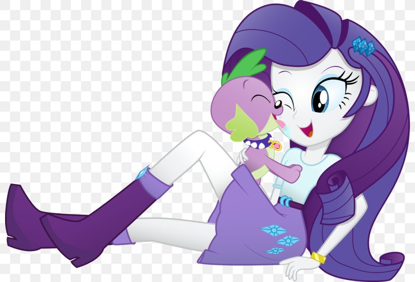 Rarity Spike Rainbow Dash Sweetie Belle My Little Pony: Equestria Girls, PNG, 800x556px, Watercolor, Cartoon, Flower, Frame, Heart Download Free