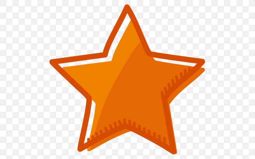 Star Orange Symbol, PNG, 512x512px, Star, Fivepointed Star, Orange, Pentagram, Red Download Free