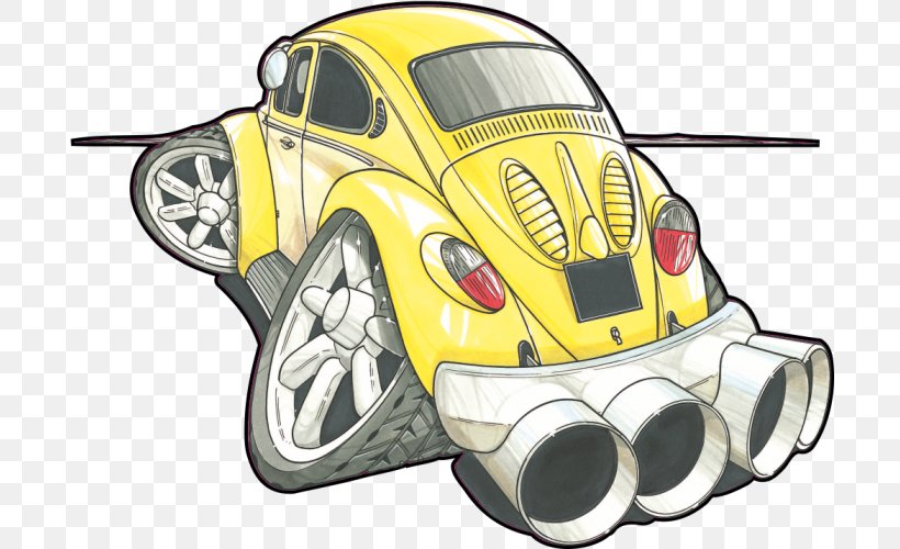Volkswagen Beetle Cartoon Volkswagen New Beetle, PNG, 700x500px, Volkswagen Beetle, Automotive Design, Brand, Car, Caricature Download Free