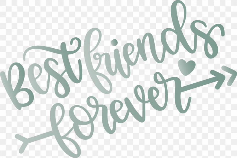 Best Friends Forever Friendship Day, PNG, 3000x1998px, Best Friends Forever, Friendship Day, Handwriting, Line, Logo Download Free