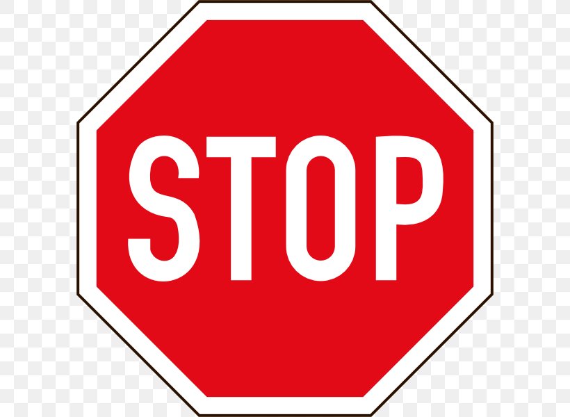 Stop Sign Traffic Sign Clip Art, PNG, 600x600px, Stop Sign, Area, Bildtafel, Brand, Logo Download Free