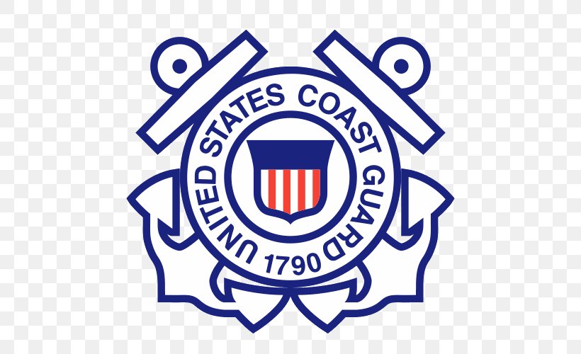 United States Coast Guard Auxiliary Hurricane Florence Military, PNG, 500x500px, United States Coast Guard, Area, Brand, Commandant Of The Coast Guard, Logo Download Free