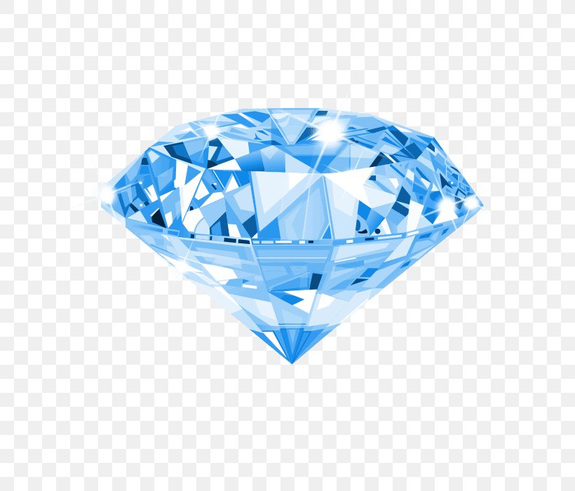Diamond Vector Graphics Jewellery Illustration Gemstone, PNG, 700x700px, Diamond, Blue, Blue Diamond, Crystal, Drawing Download Free