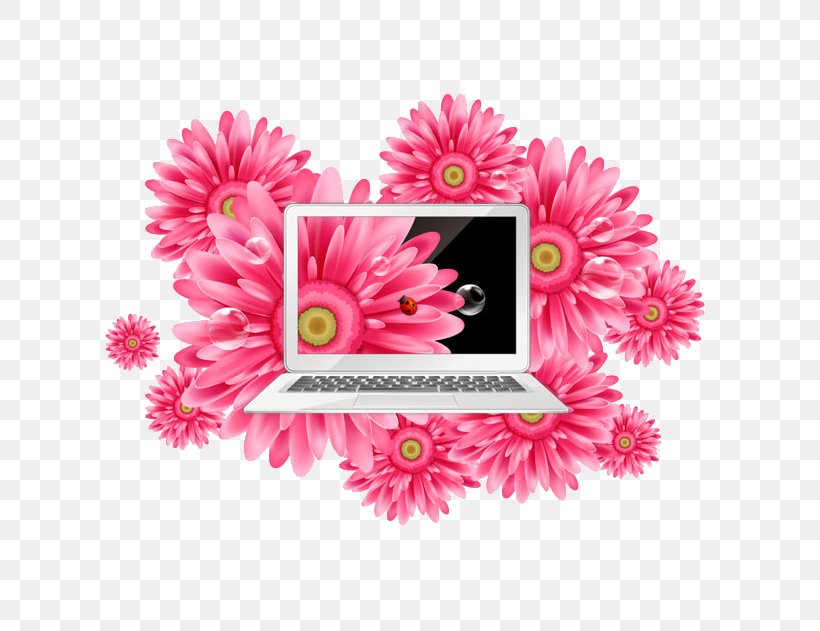 Laptop Ultra-high-definition Television Wallpaper, PNG, 789x631px, 4k Resolution, Laptop, Chrysanths, Cut Flowers, Dahlia Download Free