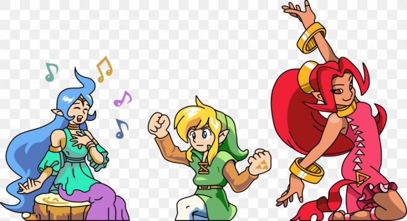 Oracle Of Seasons And Oracle Of Ages Dance Nayru Din, PNG, 900x490px, Watercolor, Cartoon, Flower, Frame, Heart Download Free