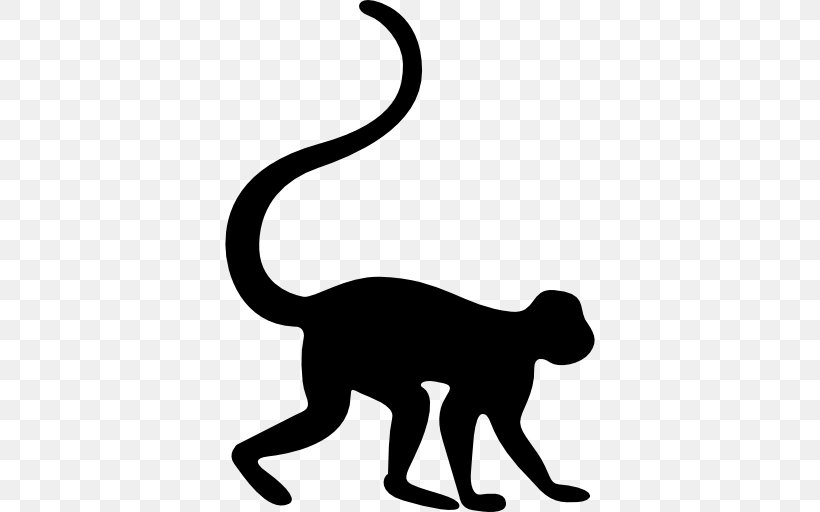 Baby Monkeys Clip Art, PNG, 512x512px, Baby Monkeys, Animal, Animal Figure, Black, Black And White Download Free