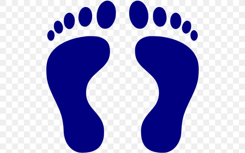 Footprint Clip Art, PNG, 512x512px, Footprint, Area, Electric Blue, Foot, Footprints Download Free