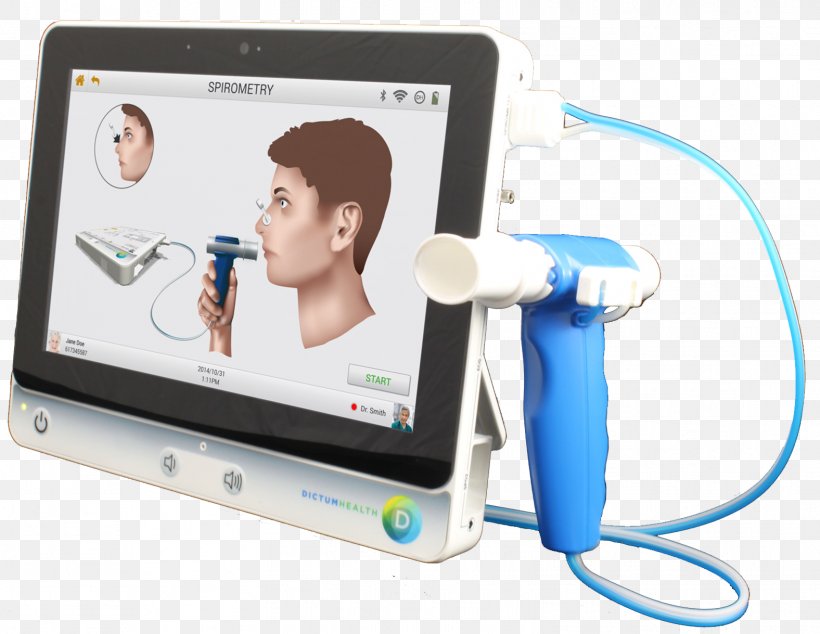 Spirometry Telehealth Remote Patient Monitoring Telemedicine Medical Equipment, PNG, 1576x1219px, Spirometry, Communication, Communication Device, Disease, Electronic Device Download Free