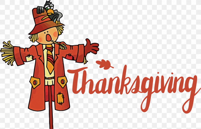 Thanksgiving, PNG, 3000x1924px, Thanksgiving, Annual Scarecrow Trail, Cartoon, Drawing, Logo Download Free