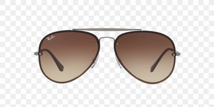 Ray-Ban Round Double Bridge Aviator Sunglasses Ray-Ban Blaze Clubmaster, PNG, 2000x1000px, Rayban, Aviator Sunglasses, Browline Glasses, Brown, Eyewear Download Free