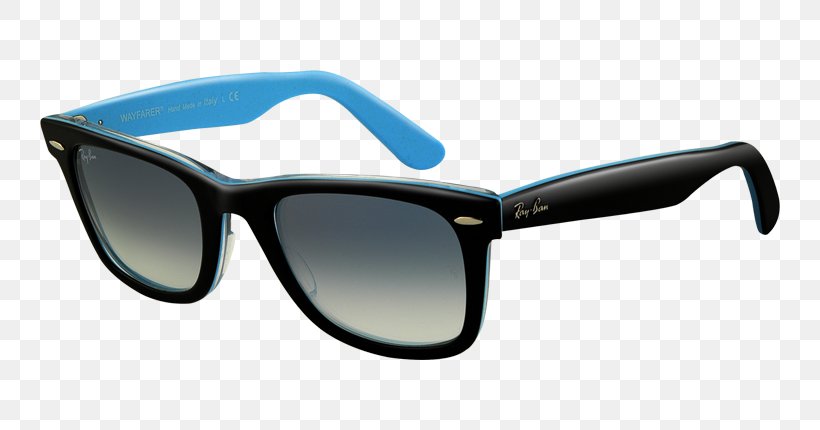 Ray-Ban Wayfarer Ray-Ban Original Wayfarer Classic Sunglasses Ray-Ban New Wayfarer Classic, PNG, 760x430px, Rayban Wayfarer, Aviator Sunglasses, Blue, Eyewear, Glasses Download Free