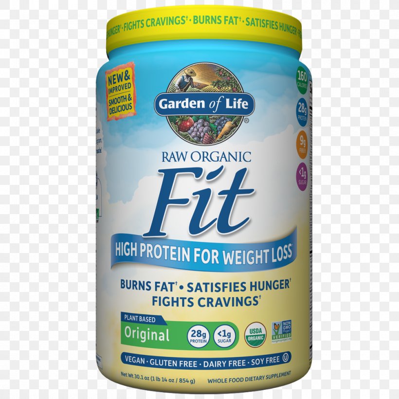 Dietary Supplement Garden Of Life RAW Fit High Protein For Weight Loss High-protein Diet Bodybuilding Supplement, PNG, 1000x1000px, Dietary Supplement, Beslenme, Bodybuilding Supplement, Coffee, Diet Download Free
