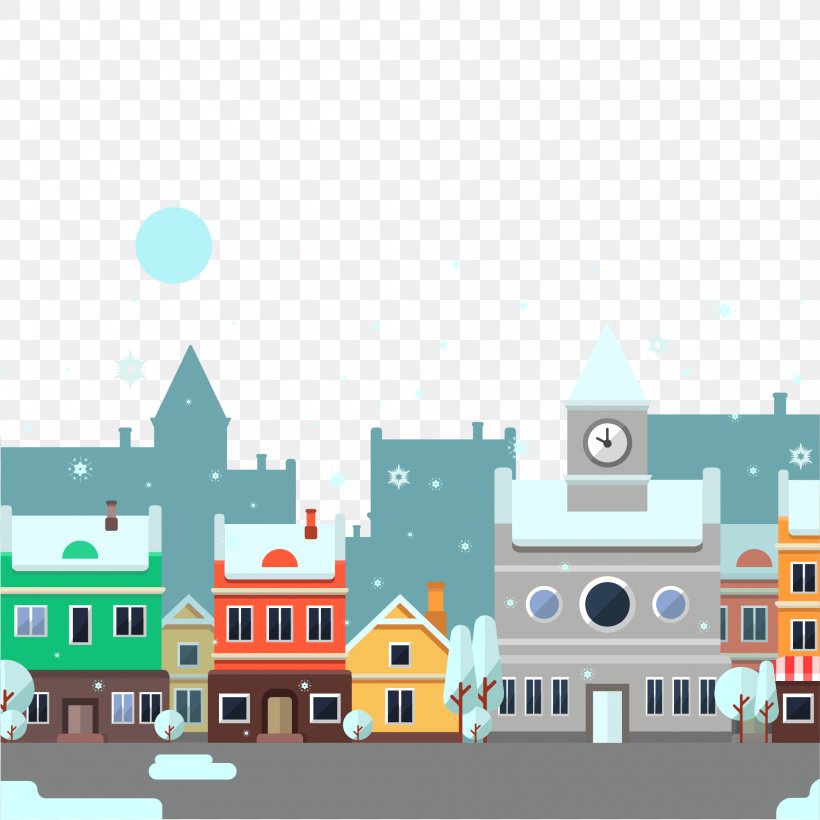 Illustration Snow Image Graphic Design, PNG, 2000x2000px, Snow, Architecture, City, Drawing, Elevation Download Free