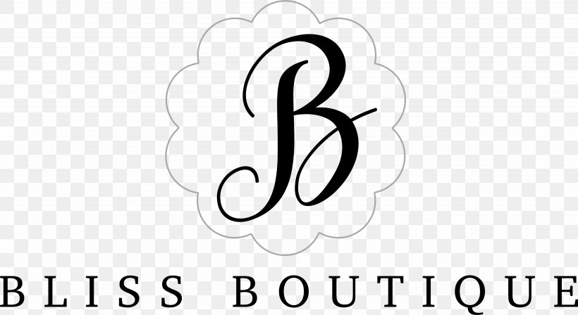 Bliss Boutique Logo Rockbrook Village Clothing, PNG, 5024x2746px, Logo, Area, Black And White, Boutique, Brand Download Free