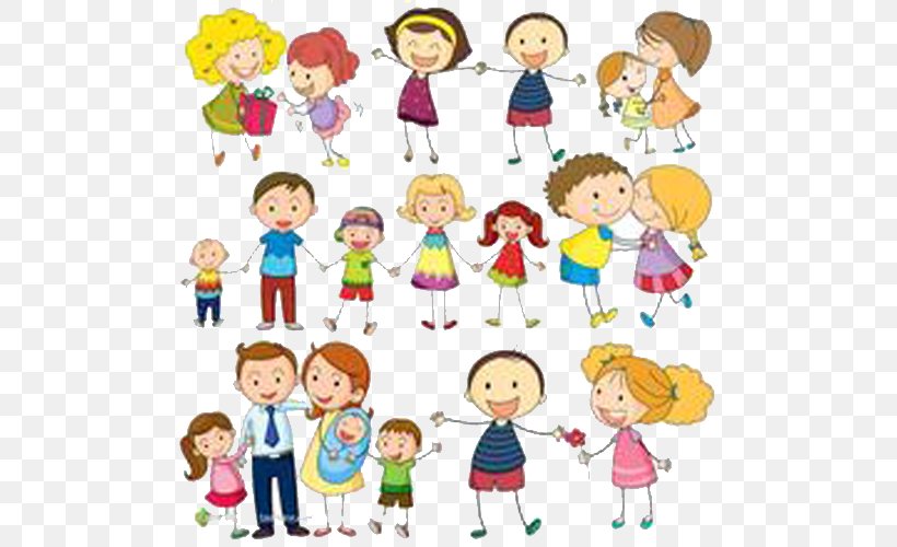 Family Royalty-free Clip Art, PNG, 500x500px, Family, Area, Art, Artwork, Boy Download Free