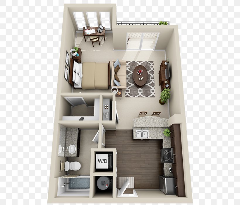 House Plan Studio Apartment Floor Plan, PNG, 700x700px, House, Apartment, Architectural Plan, Bedroom, Building Download Free