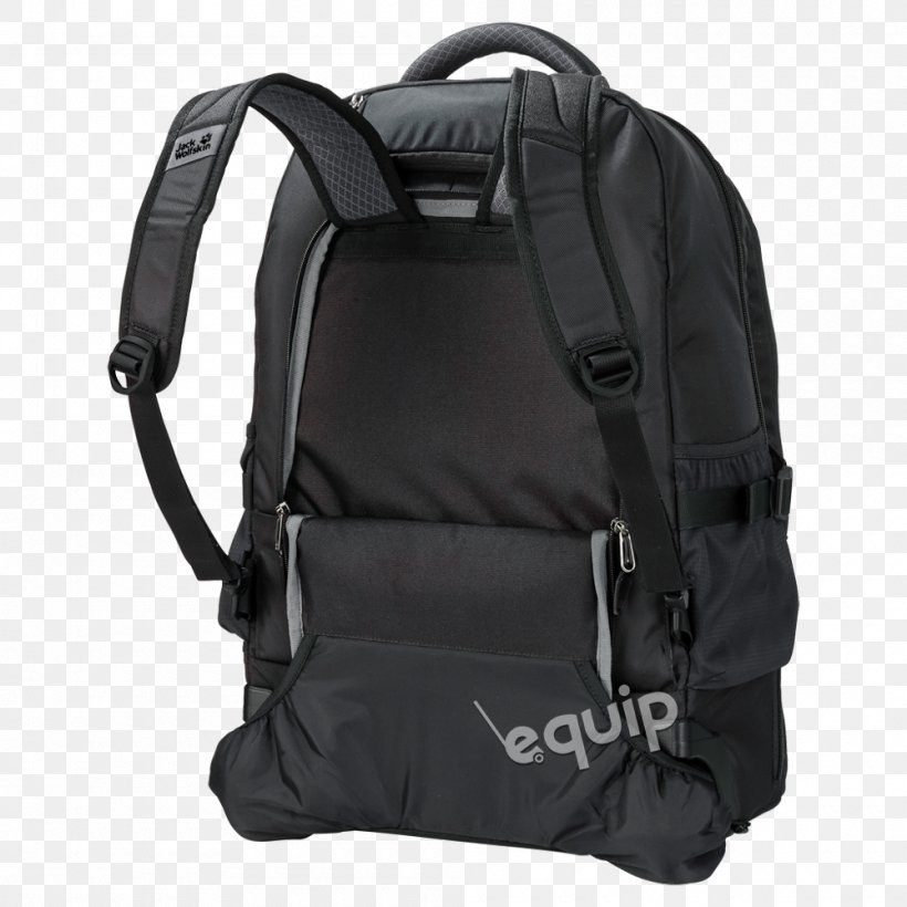 Backpack Jack Wolfskin Baggage Handbag, PNG, 1000x1000px, Backpack, Bag, Baggage, Black, Clothing Download Free